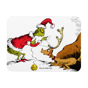 Grinch bereitet Max den Rentier vor Magnet