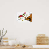 Grinch bereitet Max den Rentier vor Poster (Küche)