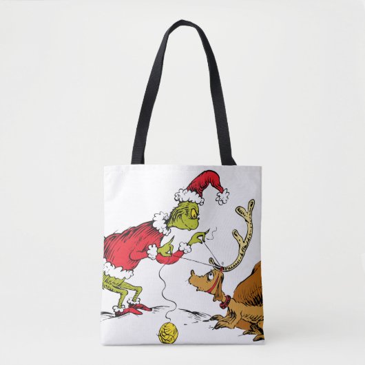 Grinch bereitet Max den Rentier vor Tasche (Vorderseite)