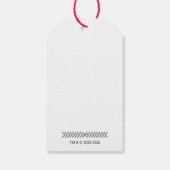 Grinch bläst das lustige Grinchmas-Horn Geschenkanhänger (Rückseite)