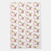 Grinch Blowing the Merry Grinchmas Horn Geschirrtuch (Vertikal)