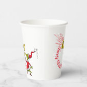 Grinch Blowing the Merry Grinchmas Horn Pappbecher (Rechts)