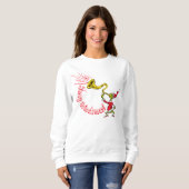 Grinch Blowing the Merry Grinchmas Horn Sweatshirt (Vorne ganz)
