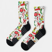Grinch Böse oder Braver Muster Socken (Links)