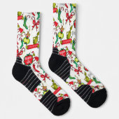 Grinch Böse oder Braver Muster Socken (Rechts)