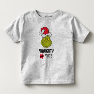 Grinch Böse und Artig Kleinkind T-shirt