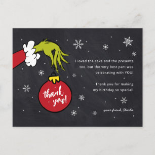 Grinch Böser Einer Geburtstag Danke Postkarte