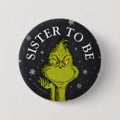 Grinch Chalkboard Babydusche | Register to be Button (Vorderseite)