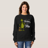 Grinch Chalkboard Birthday Girl's Mama Sweatshirt (Vorne ganz)