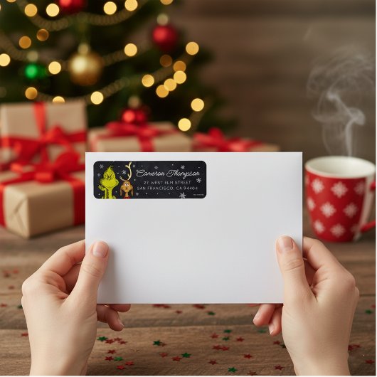 Grinch Chalkboard Geburtstag