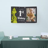 Grinch Chalkboard Geburtstag Banner (Messe)