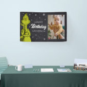 Grinch Chalkboard Geburtstag Banner (Messe)