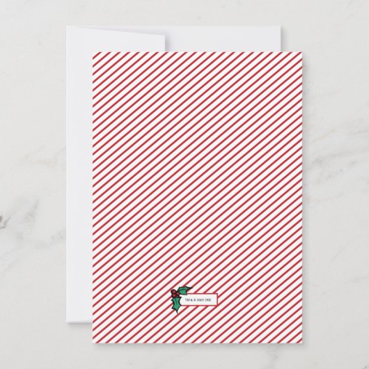 Grinch Chalkboard Geburtstag Dankeskarte (Rückseite)