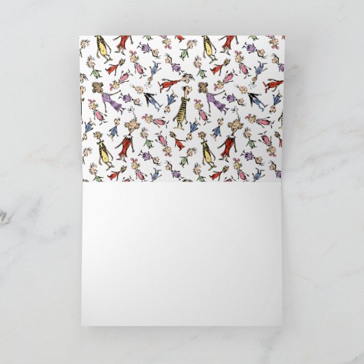 Grinch Chalkboard Geburtstag Karte (Innenseite)