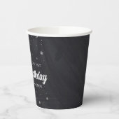 Grinch Chalkboard Geburtstag Pappbecher (Links)