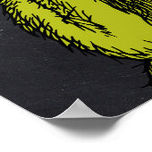 Grinch Chalkboard Geburtstag Poster (Ecke)