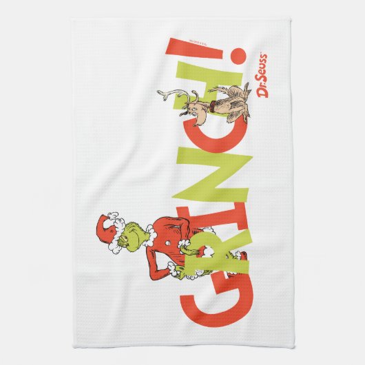 Grinch! Character Logo Graphic Geschirrtuch (Vertikal)