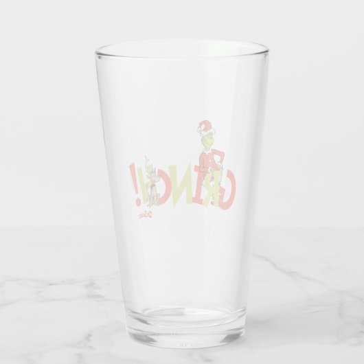 Grinch! Character Logo Graphic Glas (Rückseite)
