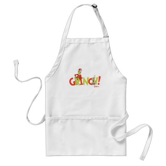 Grinch! Charakter-Logo-Grafik Schürze (Vorne)