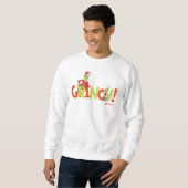 Grinch! Charakter-Logo-Grafik Sweatshirt (Vorne ganz)