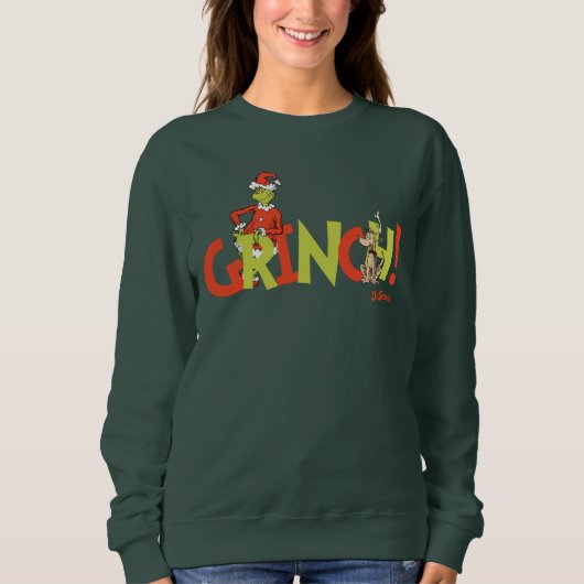 Grinch! Charakter-Logo-Grafik Sweatshirt (Vorderseite)