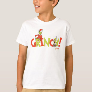 Grinch! Charakter-Logo-Grafik T-Shirt