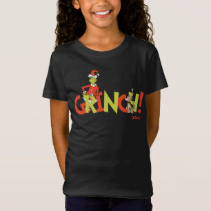 Grinch! Charakter-Logo-Grafik T-Shirt