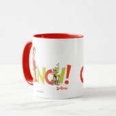 Grinch! Charakter-Logo-Grafik Tasse (Vorderseite Links)