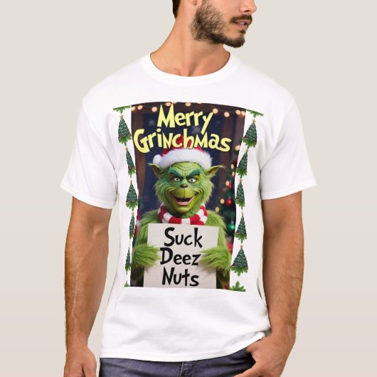 Grinch Christmas T-Shirt Merry Christmas T-shirt (Vorderseite)