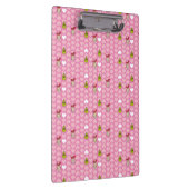 Grinch & Cindy-Lou rosa Herzmuster Klemmbrett (Rechts)