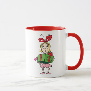 Grinch Cindy-Lou Who - Geschenk haltend Tasse