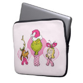 Grinch Crew in Pink Valentine's Portrait Laptopschutzhülle (Vorderseite Links)