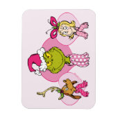 Grinch Crew in Pink Valentine's Portrait Magnet (Vertikal)