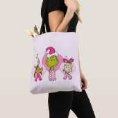 Grinch Crew in Pink Valentine's Portrait Tasche (Von Nahem)