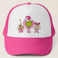 Grinch-Crew in rosa-valentinsbildnis