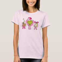 Grinch-Crew in rosa Valentinsporträt