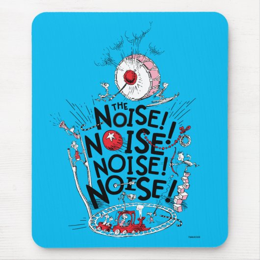 Grinch | Der Lärm! Mousepad (Vorne)