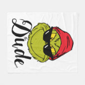 Grinch | Der Typ Fleecedecke (Vorderseite (Horizontal))