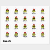 Grinch | Der Typ Runder Aufkleber (Blatt)