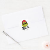 Grinch | Der Typ Runder Aufkleber (Umschlag)