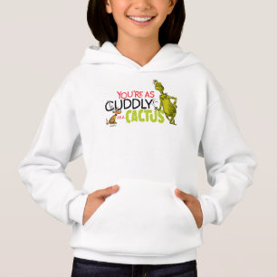 Grinch Du bist so kuschelig wie ein Kaktus Hoodie