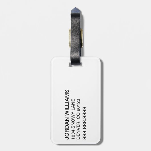 Grinch | Everything is Fine Gepäckanhänger (Rückseite vertikal)