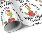 Grinch | Everything is Fine Geschenkpapier (Rolleneckpunkt)