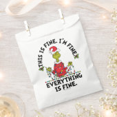 Grinch | Everything is Fine Geschenktütchen (Ausgeschnitten)