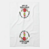 Grinch | Everything is Fine Geschirrtuch (Vertikal)