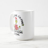 Grinch | Everything is Fine Kaffeetasse (Vorderseite Links)