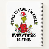 Grinch | Everything is Fine Notizblock (Rückseite)