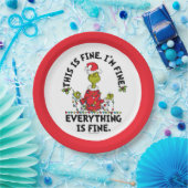 Grinch | Everything is Fine Pappteller (Party)