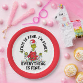 Grinch | Everything is Fine Pappteller (Party)