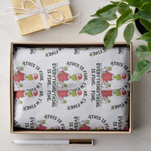 Grinch | Everything is Fine Seidenpapier (Geschenk)